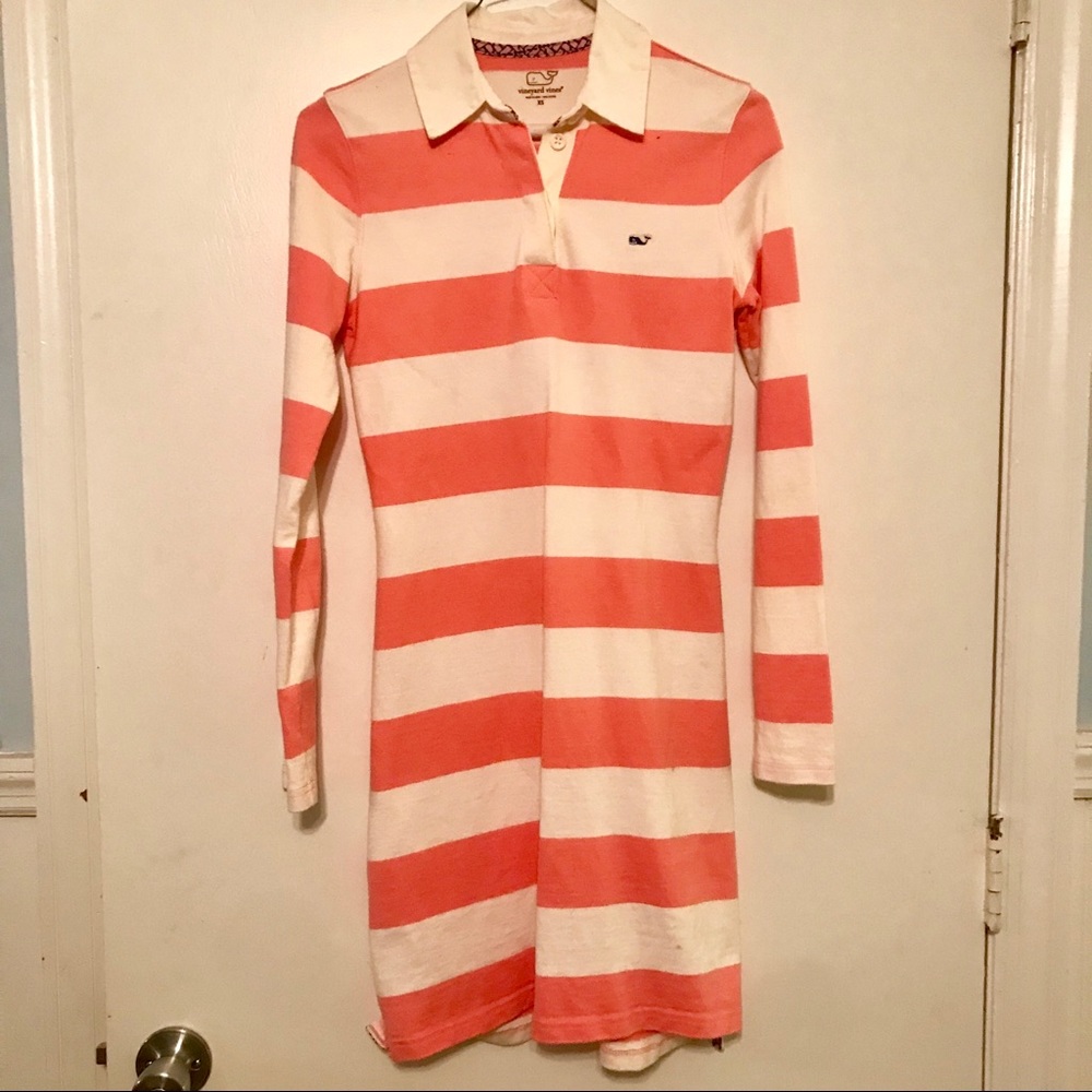 Striped Vineyard Vines Collared Dress